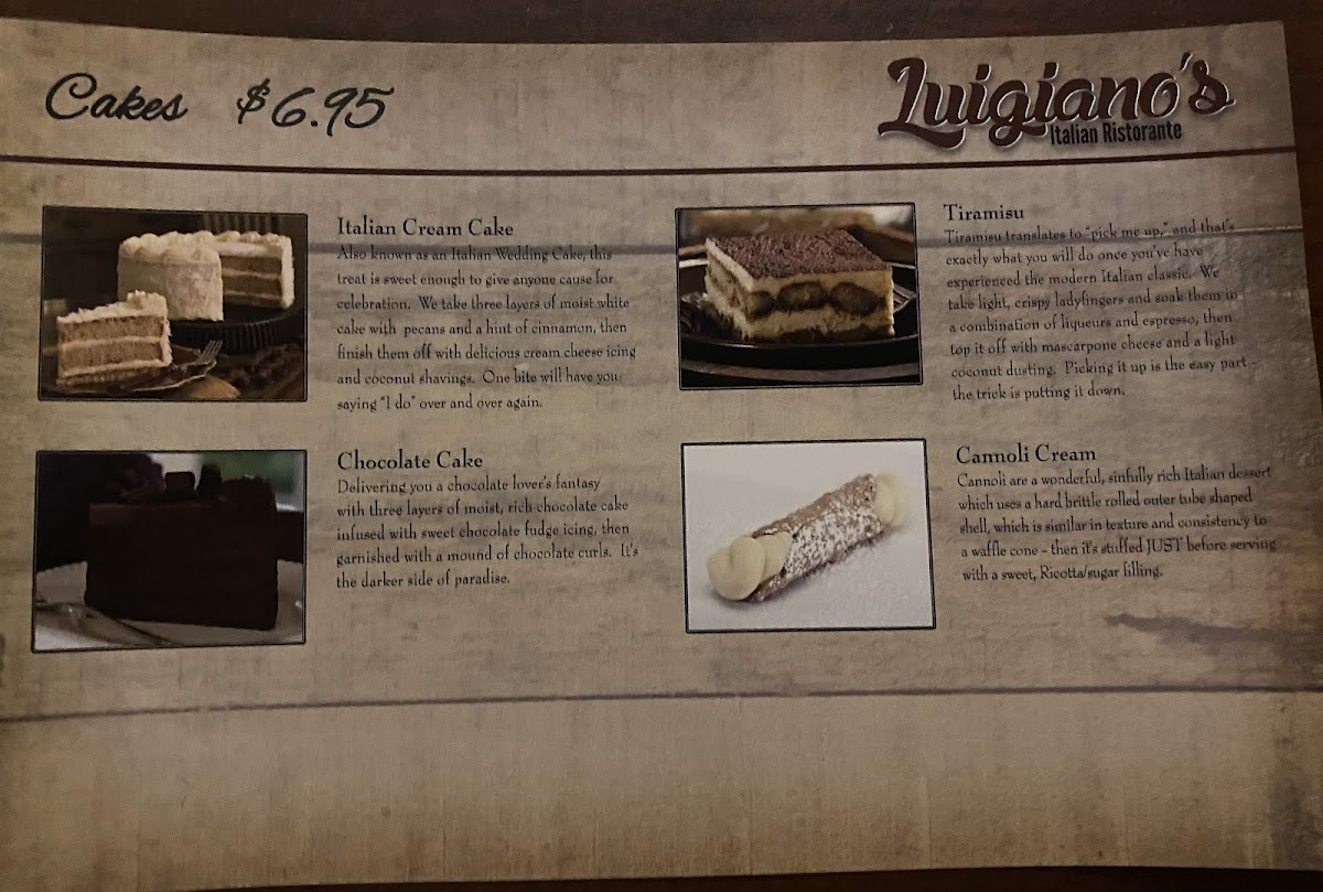 Menu Luigiano's Italian Ristorante-3